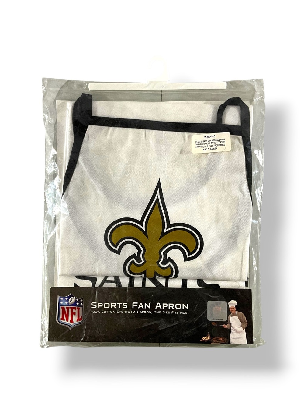 NFL New Orleans Saints Sports Fan Apron New Sealed